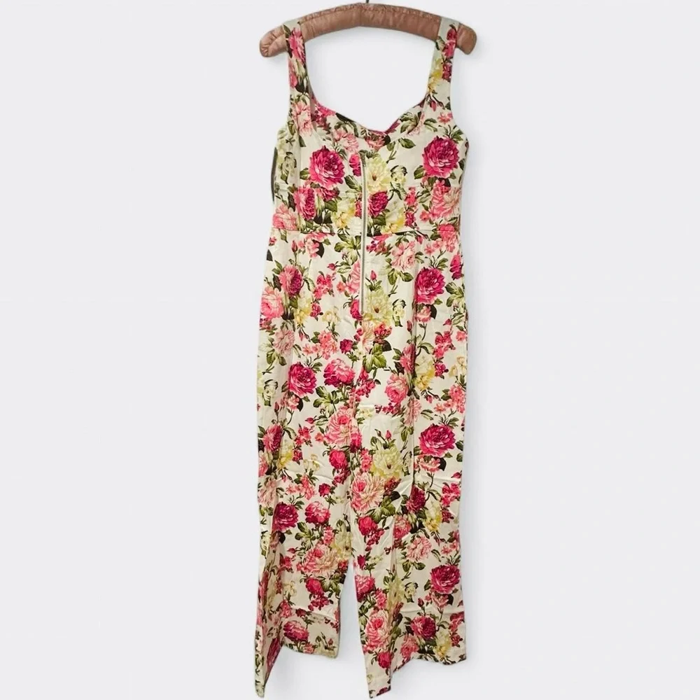 NWT ee:some Floral Jumpsuit - Sz S - Picture 5 of 7